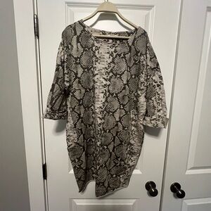 Boat neck dress